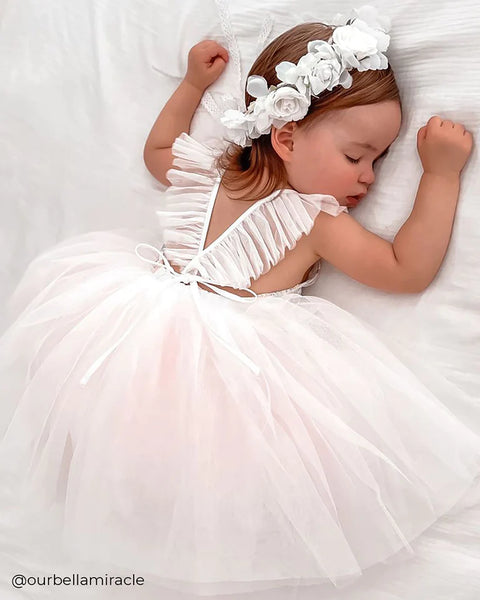 CROSS STRAP TUTU DRESS