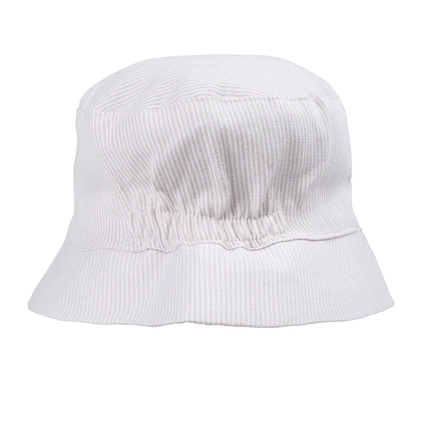 NATURAL STRIPE SUN HAT