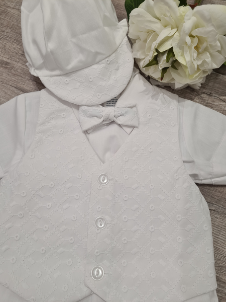 Embroidered vest set-size 3T LAST ONE