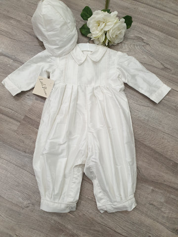 Boy's Silk Romper - 152161 - Size 12m LAST OF STOCK