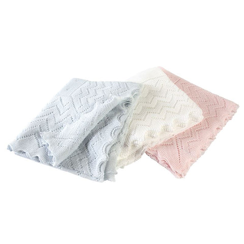 Lacy Acrylic Receiving Shawl