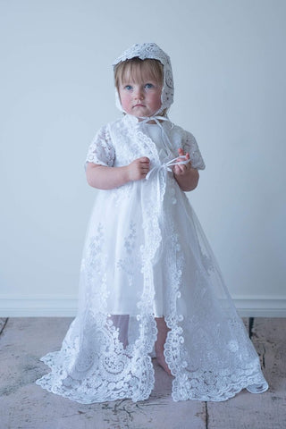 BT18166 - Allover lace coat set - LAST ONE