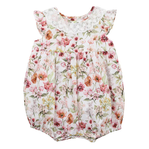LIBERTY LACE COLLAR ROMPER