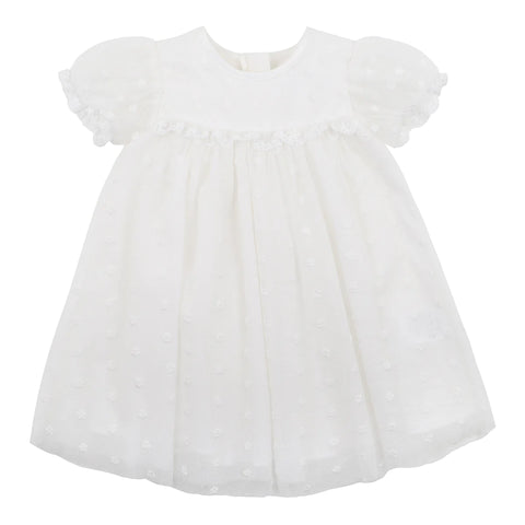 PUFF SLEEVE LACE DRESS